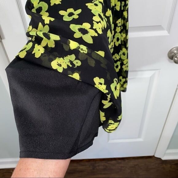 WAYF New! Kaylie Green floral Swing Mini Dress size XL- runs large - Picture 16 of 16